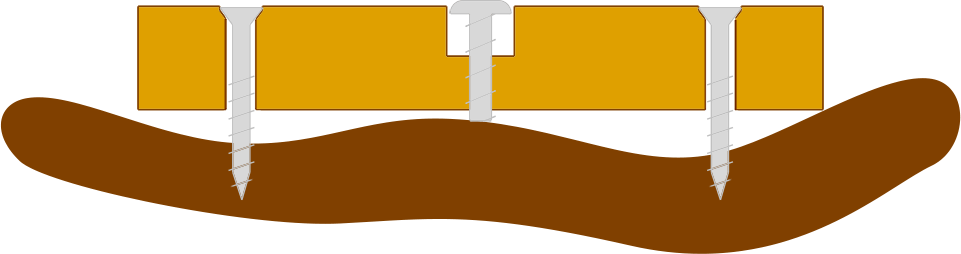 Illustration of connection between inner and outer frame