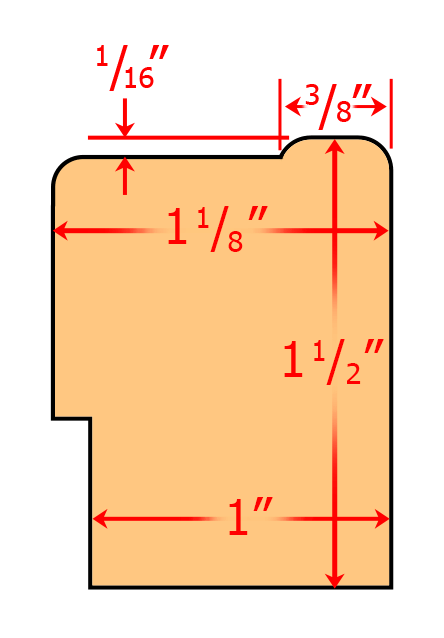 Specifications for our 1.5" stretcher bars