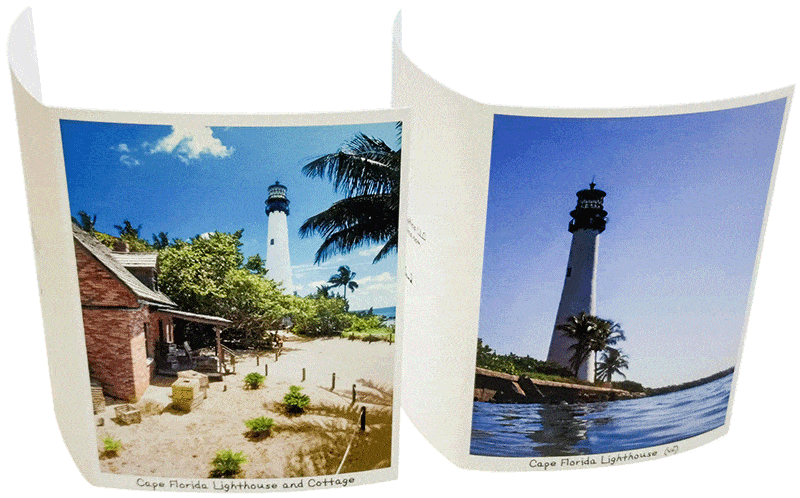 Two new Special Edition Notecards of Cape Florida Lighthouse and its Keeper's Cottage